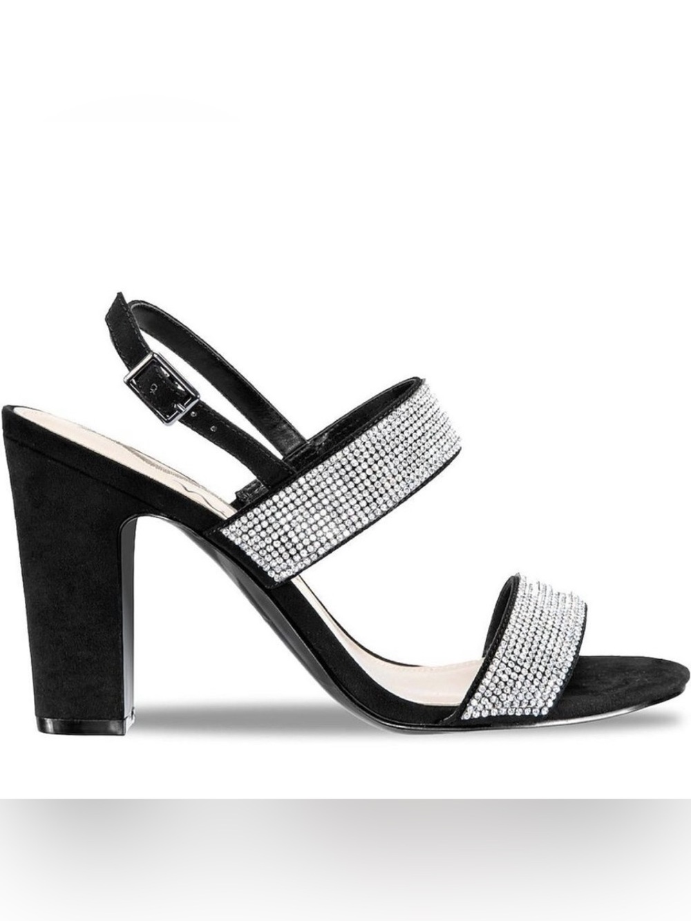Nina Senta-Fy Black Glam Heels